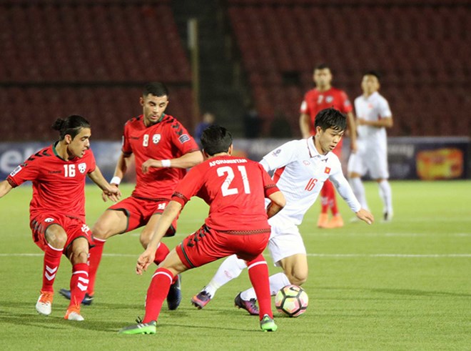 Đội tuyển Việt Nam chia điểm trước Afghanistan ở trận ra quân