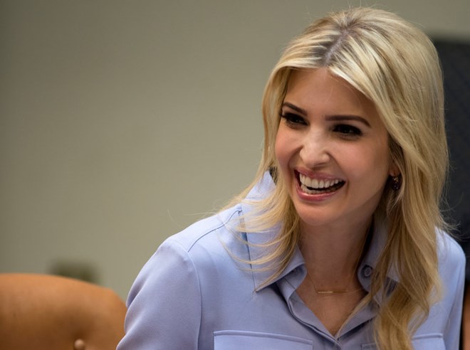 Con gái lớn Ivanka Trump của Tổng thống Mỹ Donald Trump. (Nguồn: The New York Times)