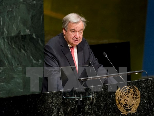 Tổng Thư ký Liên hợp quốc Antonio Guterres. (Ảnh: THX/TTXVN)