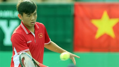Hoàng Nam rút lui khỏi Davis Cup vì chấn thương
