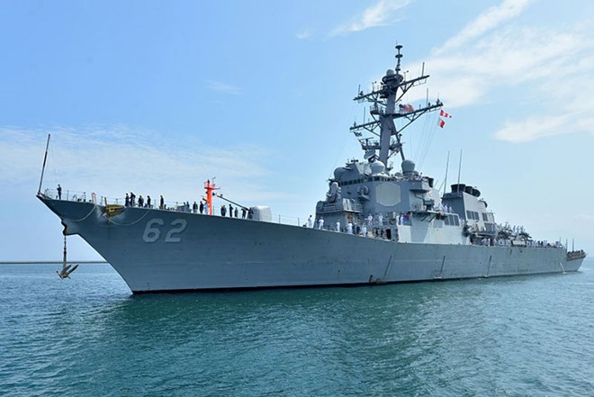 Tàu khu trục Mỹ USS Fitzgerald. (Nguồn: philstar.com)