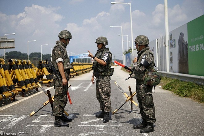 Binh sỹ Hàn Quốc. (Nguồn: Reuters)