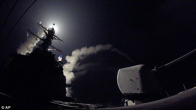 Mỹ tấn công vào Syria. (Nguồn: AP)