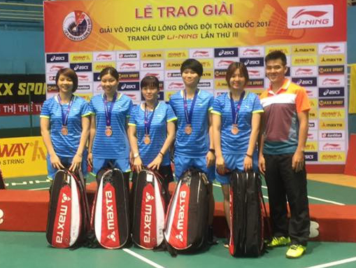 Dong Nai wins bronze medal at national badminton tourney