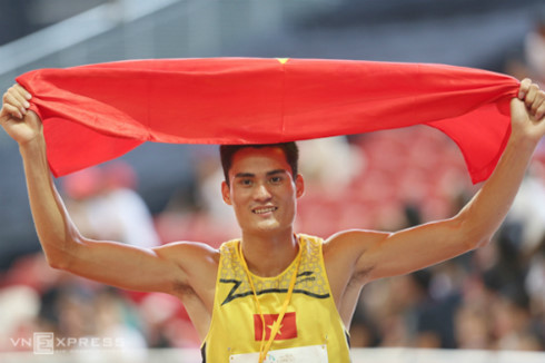 Vietnamese athlete Quach Cong Lich (Photo: Vnexpress)