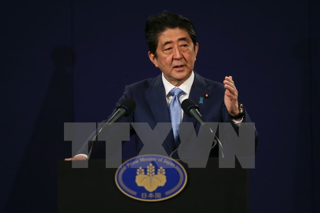 Thủ tướng Nhật Bản Shinzo Abe. (Nguồn: AFP/TTXVN)