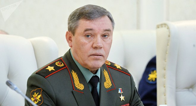 Tổng tham mưu trưởng các lực lượng vũ trang Nga Valery Gerasimov. (Nguồn: Sputnik)