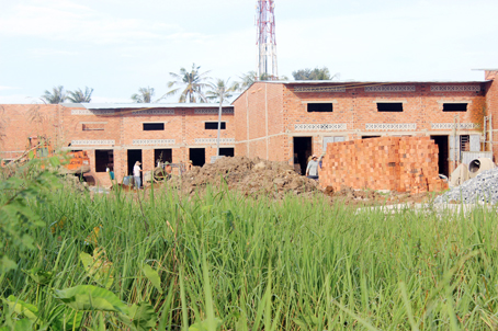 Một khu vực thuộc phường Bửu Long (TP.Biên Hòa) được tách thửa, phân lô bán nền.