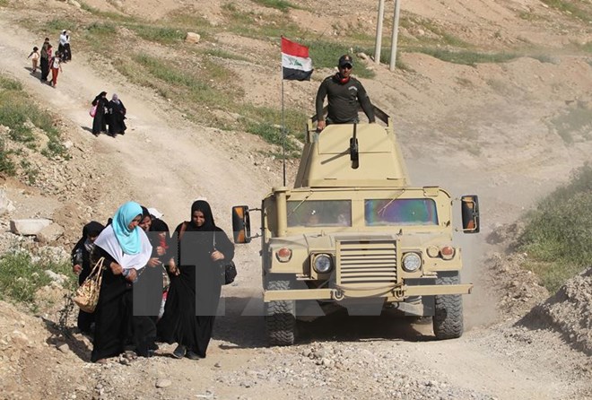 Quân đội Iraq giải phóng khu vực Harmat ở tây Mosul từ tay IS