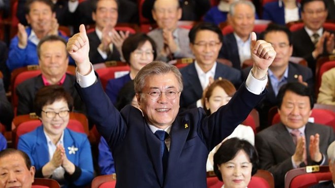 Mỹ chúc mừng ông Moon Jae-in thắng cử Tổng thống Hàn Quốc