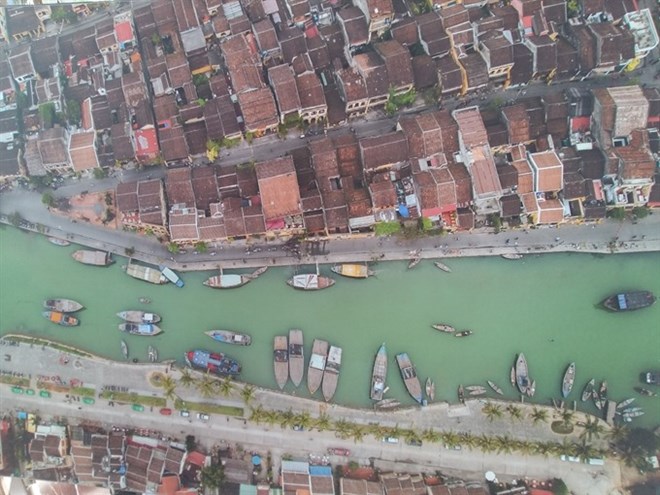 An overall view of Hoi An City. 