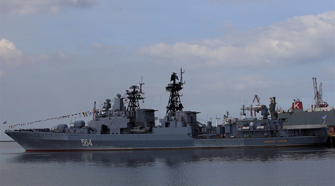 Tàu hải quân Nga. (Nguồn: Reuters)