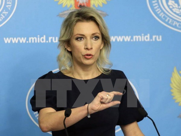 Người phát ngôn Bộ Ngoại giao Nga Maria Zakharova. (Nguồn: Sputnik/TTXVN)