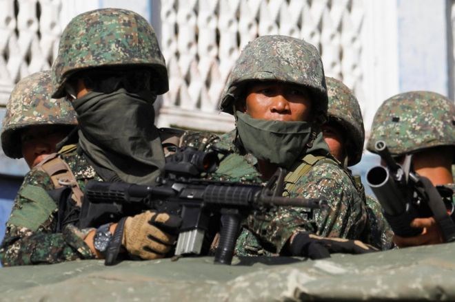 Philippines: 13 binh sỹ thiệt mạng trong giao tranh tại Marawi