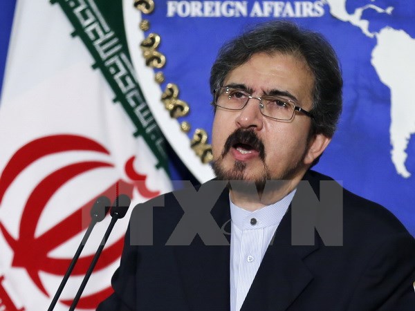 Người phát ngôn Bộ ngoại giao Iran Bahram Ghasemi. (Ảnh: AFP/TTXVN)
