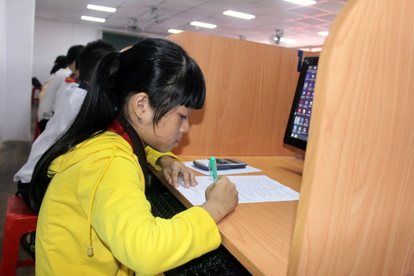 256 thí sinh tham gia hội thi ''Tin học trẻ''