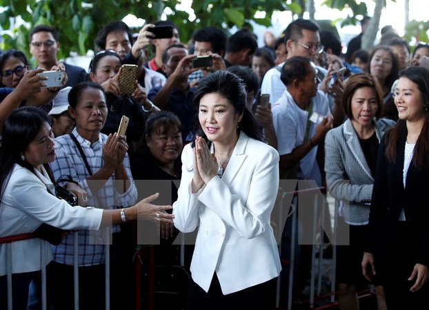 Cựu Thủ tướng Thái Lan Yingluck Shinawatra. (Nguồn: EPA/TTXVN)