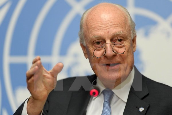 Đặc phái viên Liên hợp quốc về vấn đề Syria Staffan de Mistura. (Nguồn: EPA/TTXVN)