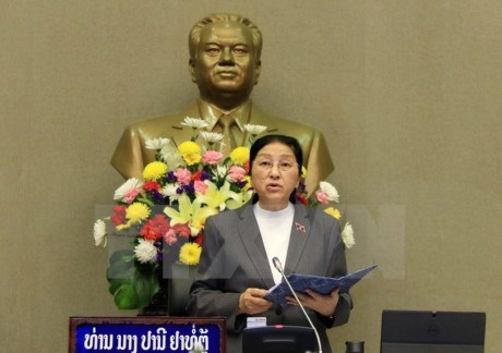 Lao National Assembly Chairwoman Pany Yathotu