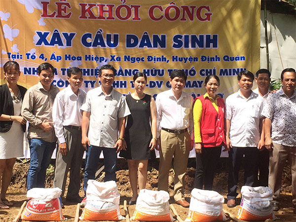 Over 200 million bridge built in Dinh Quan district