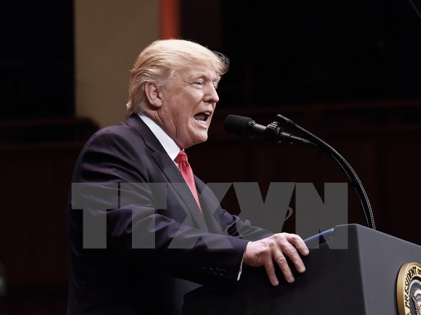 Tổng thống Mỹ Donald Trump. (Ảnh: EPA/TTXVN)