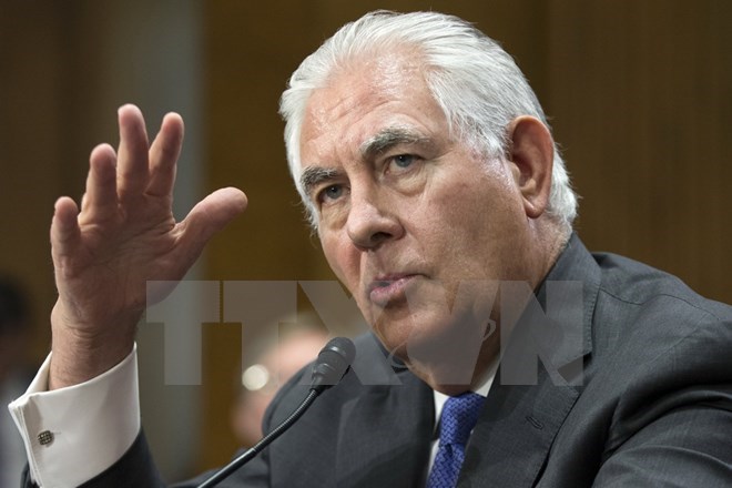 Ngoại trưởng Mỹ Rex Tillerson. (Nguồn: EPA/TTXVN)