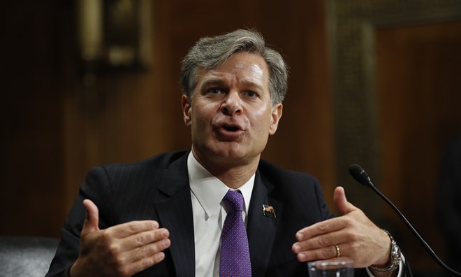 Ông Christopher Wray, tân Giám đốc Cục Điều tra Liên bang (FBI). (Nguồn: Reuters)