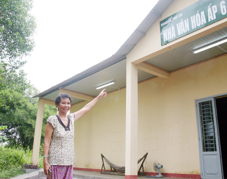 Hiến đất làm nhà văn hóa