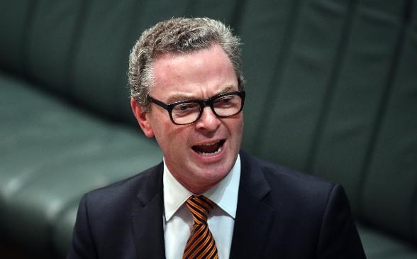   Bộ trưởng Công nghiệp Quốc phòng Australia Christopher Pyne. (Nguồn: The Advertiser)