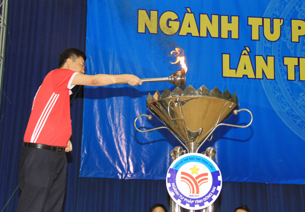 13 đơn vị tham dự Đại hội TDTT ngành Tư pháp tỉnh Đồng Nai lần 1