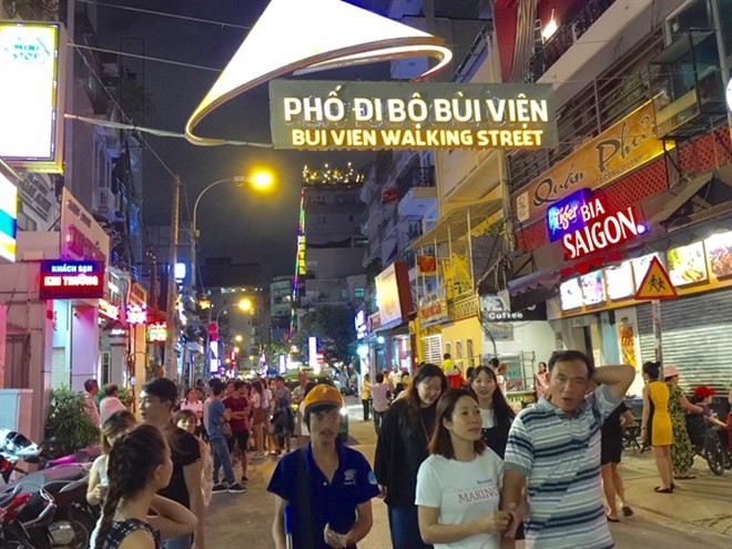 Bui Vien Walking Street (Photo: VNA)