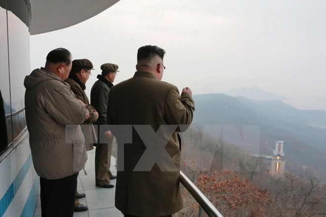 Ông Kim Jong-un bí mật thị sát quân đội ở biên giới liên Triều