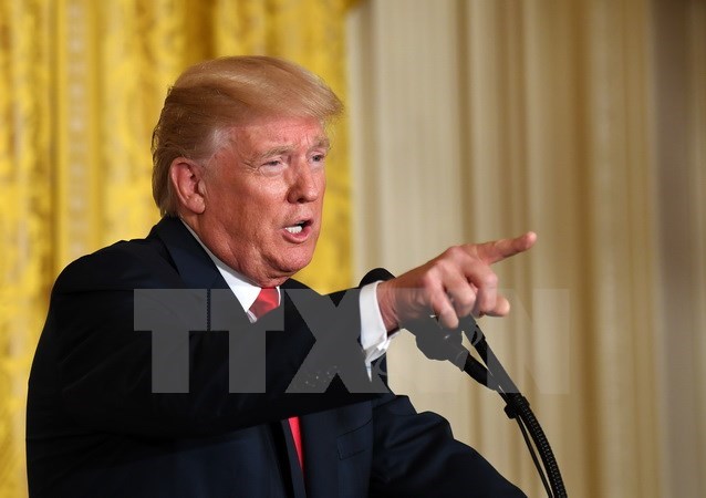 Tổng thống Mỹ Donald Trump. (Nguồn: THX/TTXVN)