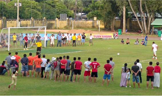 Long Khanh town Sports Festival's Football Tournament held