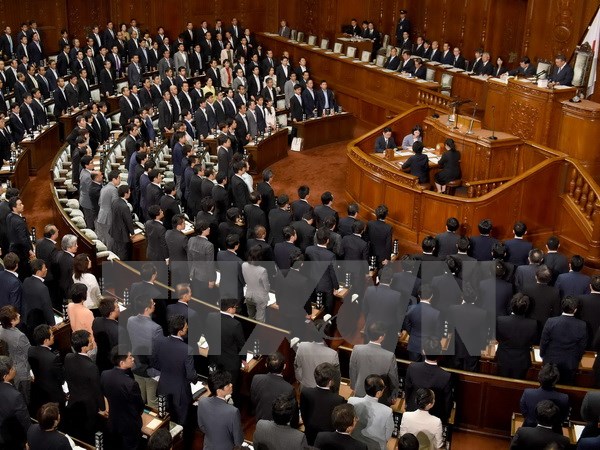 Một phiên họp của Hạ viện Nhật Bản ở Tokyo. (Nguồn: AFP/TTXVN)