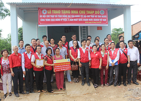 Five Red Cross houses handed over