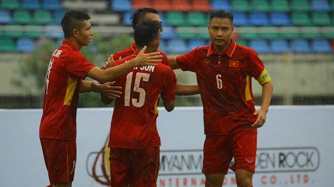 Đội tuyển U18 Việt Nam tạo "cơn mưa bàn thắng" trước U18 Brunei