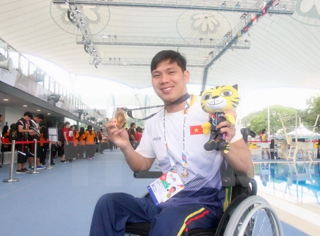 Vietnamese swimmer Vo Thanh Tung (Photo: VNA)