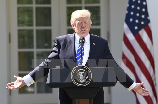 Tổng thống Mỹ Donald Trump. (Ảnh: AFP/TTXVN)