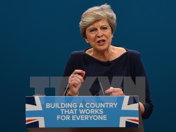 Thủ tướng Anh Theresa May. (Nguồn: AFP/TTXVN)