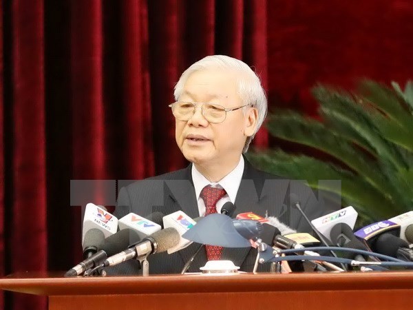 Party Central Committee adopts sixth session's resolution