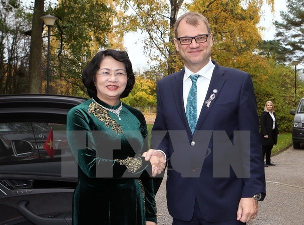 Finnish PM affirms wish to boost multi-dimensional ties with Vietnam