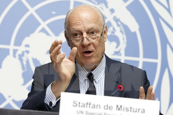 Đặc phái viên Liên hợp quốc về Syria, ông Staffan de Mistura. (Nguồn: EPA/TTXVN)