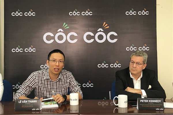Representatives of Coc Coc speak on the development of the local search engine