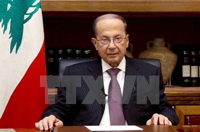 Tổng thống Liban Michel Aoun. (Nguồn: EPA/TTXVN)