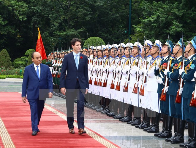 Lãnh đạo Việt Nam-Canada nhất trí xác lập quan hệ Đối tác toàn diện