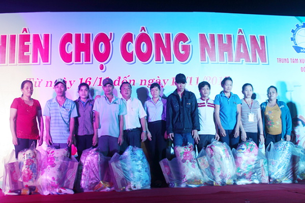 Market-day for workers opened in Bau Xeo IP