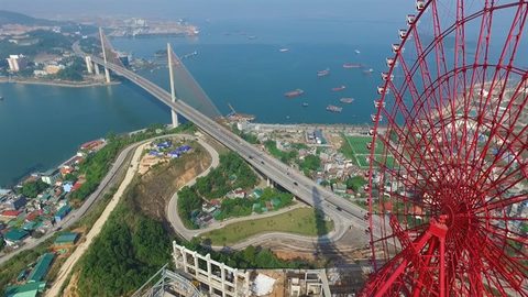 A view of Bai Chay Bridge in Ha Long City, Quang Ninh Province. Viet Nam will spend VND30 trillion in developing tourism infrastructure through 2020. — File Photo