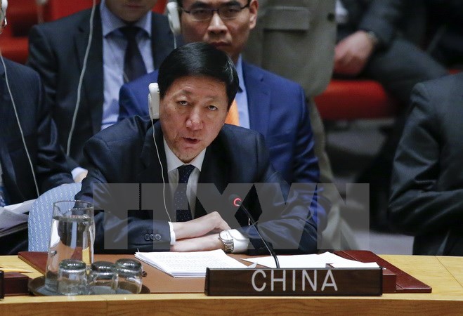 Phó Đại sứ thường trực của Trung Quốc tại LHQ, ông Ngô Hải Đào. (Nguồn: AFP/TTXVN)