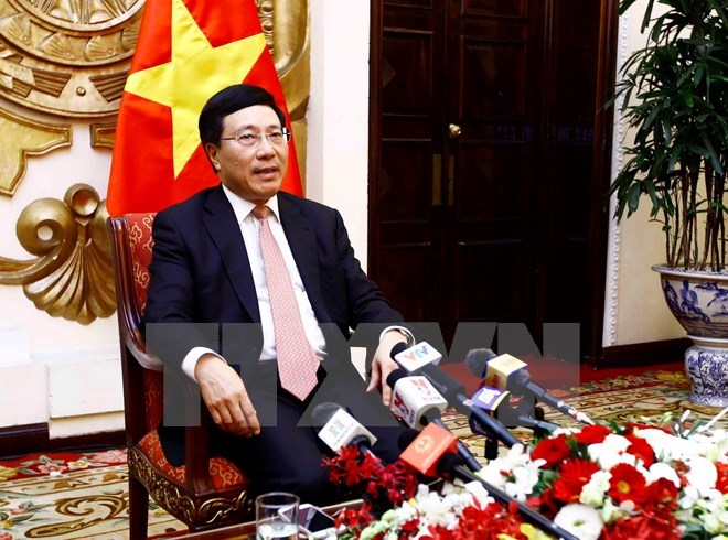 Deputy Prime Minister and Foreign Minister Pham Binh Minh. 